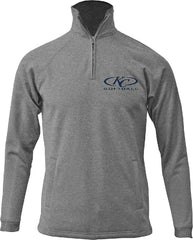 KLEIN COLLINS  Logo Print Adult Quarter Zip Sweatshirt with Pockets F125
