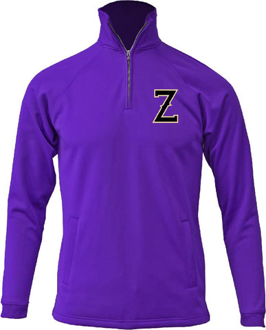 ZEPHYRS -  Adult AND Youth Quarter Zip Sweatshirt with Pockets F125