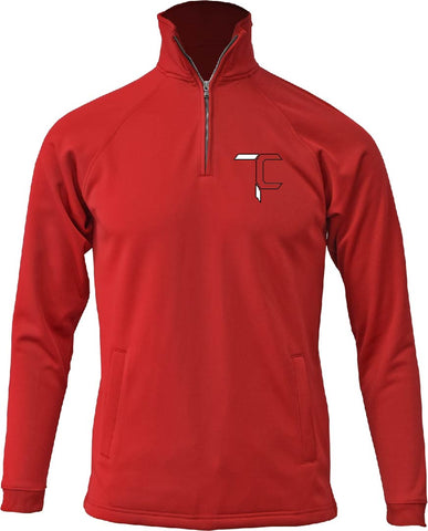 TEXAS CHOSEN BASEBALL BAW Adult AND Youth Quarter Zip Sweatshirt with Front Pockets F125