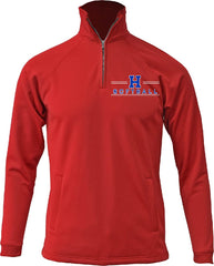 HAYS SOFTBALL  Logo Print Adult Quarter Zip Sweatshirt with Pockets F125