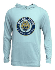 LAKE CREEK - STATE CHAMPIONS  - PC108 Adult Soft-Tek Blend Long Sleeve Hood - UNISEX
