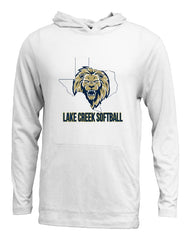 LAKE CREEK - LC TEXAS SOFTBALL - PC108 Adult Soft-Tek Blend Long Sleeve Hood - UNISEX