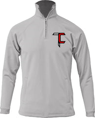 TEXAS CHOSEN BASEBALL BAW Adult AND Youth Quarter Zip Sweatshirt with Front Pockets F125