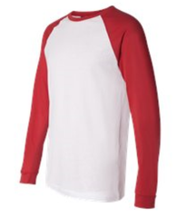 HOTSHOTS VINTAGE - Adult - Bella + Canvas - Long Sleeve Jersey Baseball Tee - 3000