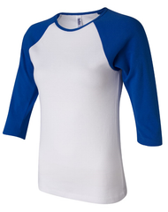 TEXAS ARSENAL - Bella + Canvas - Women's Baby Rib Three Quarter Sleeve Contrast Raglan Tee - 2000