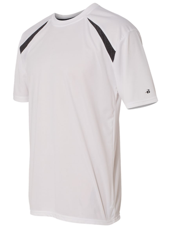 COMPETITIVE EDGE - MEN'S - Badger - B-Core Short Sleeve T-Shirt With Colorblocked Panels - 4150