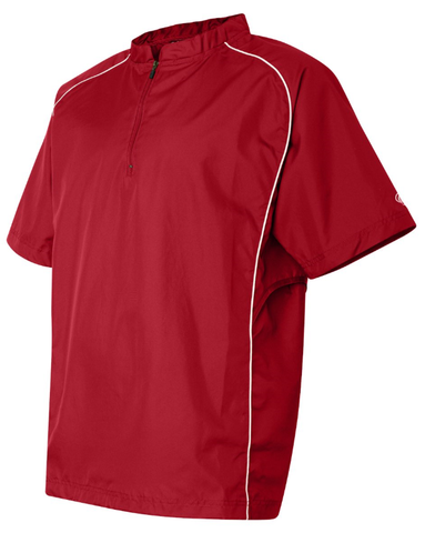 COMPETITIVE EDGE - MEN'S - EMBRIODERED - Rawlings - Short Sleeve Quarter-Zip Pullover - 9702