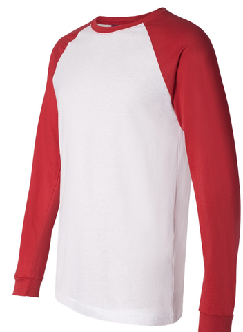 NATIONALS - ADULT - Bella + Canvas - Long Sleeve Jersey Baseball Tee - 3000