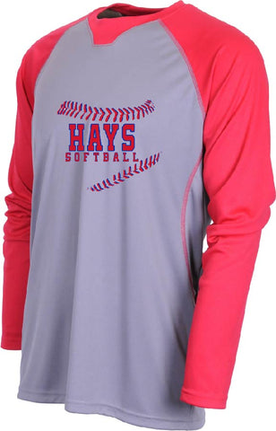 HAYS SOFTBALL - XT127 Men's Xtreme-Tek Baseball Shirt