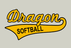 Dragon Softball Ladies LAT - Women's Fine Jersey Three-Quarter Sleeve Baseball T-Shirt - 3530