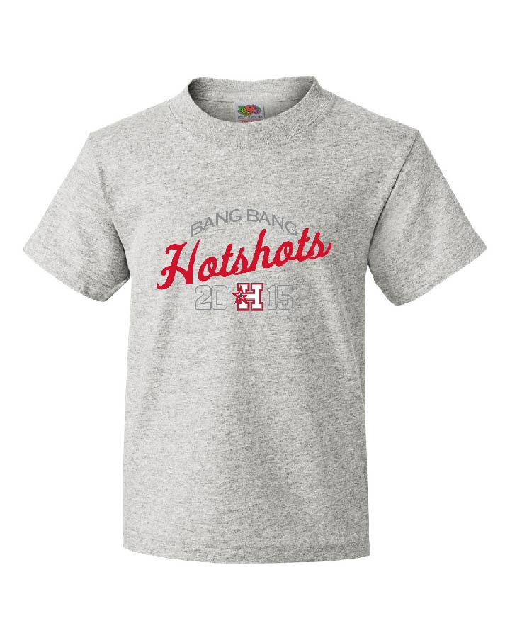NEW ITEM - HOTSHOTS RETRO TONE ON TONE -  ADULT and YOUTH Cotton Tee