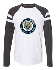LAKE CREEK - LAT - LC CHAMPIONS or LC TEXAS LION Fine Jersey Mash Up Long Sleeve Tee - 6934