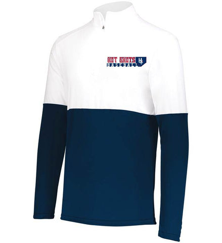 HOT SHOTS BASBELL  - MOMENTUM TEAM 1/4 ZIP PULLOVER- ADULT AND YOUTH - THREE LOGOS!!