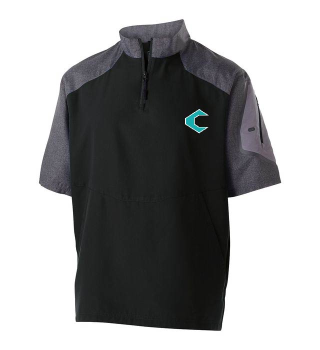 CREW BASEBALL  MEN'S - HOLLOWAY RAIDER CAGE PULLOVER - SHORT SLEEVE
