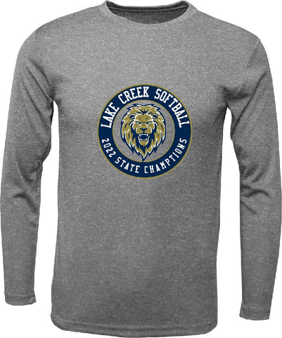 LAKE CREEK - LC State Champions &LC Texas - Men's Xtreme-Tek Long Sleeve Shirt