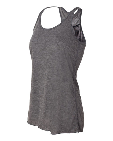 LADIES Bella + Canvas - Women's Flowy Racerback Tank - 8800 - GLITTER H LOGO