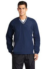 PICK YOUR TEAM - SPORT TEK JST62- Adult Two Stripe Pullover Jacket UP TO 4XL