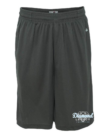 DIAMOND LEGACY MEN'S - Badger - B-Core 10" Shorts with Pockets - 4119