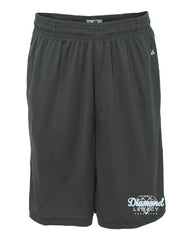 DIAMOND LEGACY MEN'S - Badger - B-Core 10" Shorts with Pockets - 4119