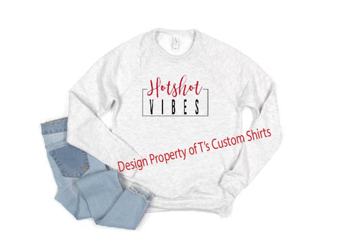 HOTSHOT VIBES - BELLA SPONGE CREWNECK