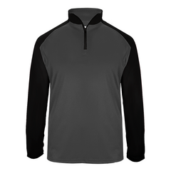 HOTSHOTS ULTIMATE SOFTLOCK™ SPORT 1 /4 ZIP BADGER