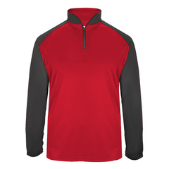 HOTSHOTS ULTIMATE SOFTLOCK™ SPORT 1 /4 ZIP BADGER