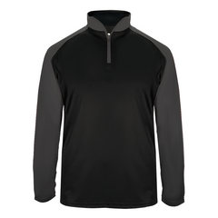 HOTSHOTS ULTIMATE SOFTLOCK™ SPORT 1 /4 ZIP BADGER