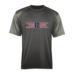 TEXAS 12 GAUGE - #412500	MEN'S BADGER LOOSE SPORT STRIPE TEE