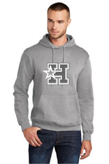 HOTSHOTS PLATINUM HOODIE  PC78H  Port & Company® - Core Fleece Pullover Hooded Sweatshirt PC78H AND PC90HY
