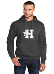 HOTSHOTS PLATINUM HOODIE  PC78H  Port & Company® - Core Fleece Pullover Hooded Sweatshirt PC78H AND PC90HY