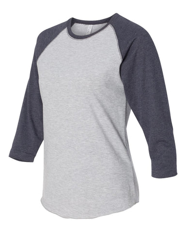 TEXAS TURN 2 - LAT - Women's Fine Jersey Three-Quarter Sleeve Baseball T-Shirt - 3530