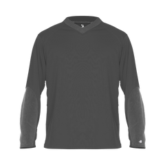DIAMOND LEGACY - MEN'S LOOSE SWEATLESS DRIFIT LONG SLEEVE TEE - BADGER
