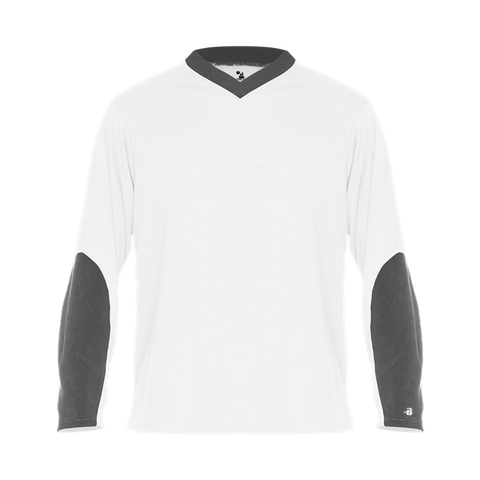 DIAMOND LEGACY - MEN'S LOOSE SWEATLESS DRIFIT LONG SLEEVE TEE - BADGER