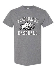 RAZORBACKS - YOUTH thru ADULT -Gildan - Heavy Cotton T-Shirt - 5000