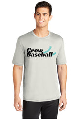 CREW BASEBALL -  YOUTH and ADULT ST350  Sport-Tek®Short Sleeve PosiCharge® Competitor™ Tee