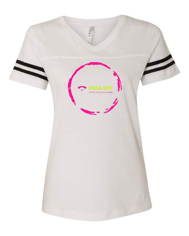 DVAA 2K11 -  LADIES -  LAT - Women's Football V-Neck Fine Jersey Tee - 3537