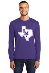 SAN MARCOS RATTLERS -Adult -PC55LS  Port & Company® - Long Sleeve Core Blend Tee