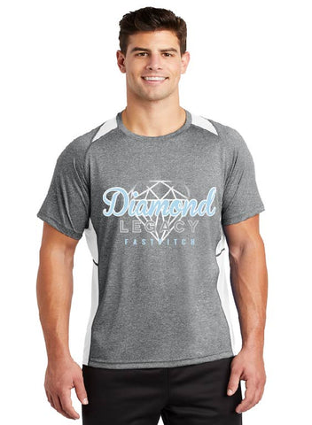 DIAMOND LEGACY - ST361  Sport-Tek® Heather Colorblock Contender™ Tee