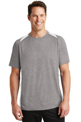 TEXAS THREAT -ADULT - ST361 Sport-Tek® Heather Colorblock Contender™ Tee
