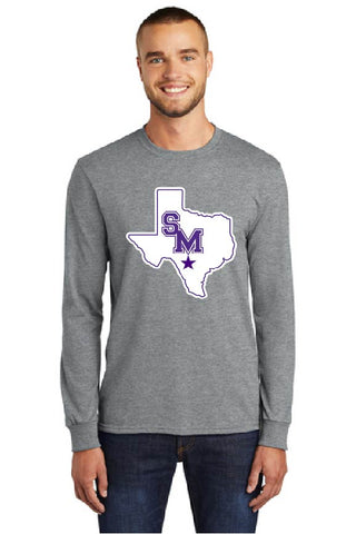 SAN MARCOS RATTLERS -Adult -PC55LS  Port & Company® - Long Sleeve Core Blend Tee