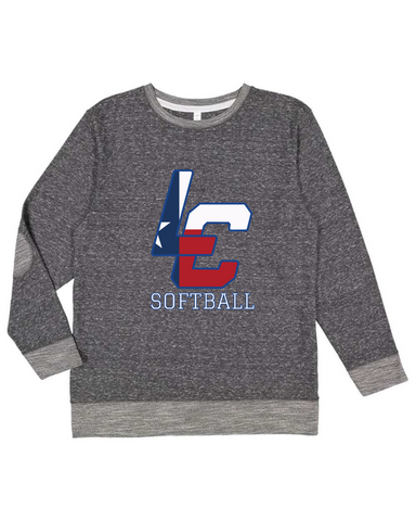 LAKE CREEK SOFTBALL - Harborside Mélange French Terry Pullover 6965/6775