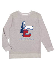 LAKE CREEK SOFTBALL - Harborside Mélange French Terry Pullover 6965/6775