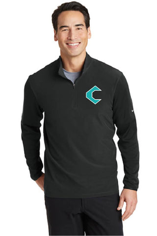 CREW BASEBALL - 746102 Nike Dri-FIT Fabric Mix 1/2-Zip Cover-Up
