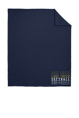 LAKE CREEK SOFTBALL- Port & Co.  - DryBlend Stadium Sweatshirt Blanket