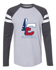 LAKE CREEK - LAT - LC SOFTBALL Fine Jersey Mash Up Long Sleeve Tee - 6934