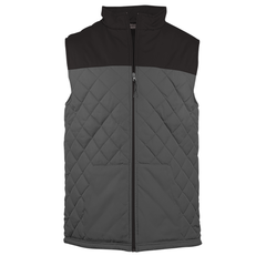 ZEPHYRS -  #766100 MEN'S - New COLORBLOCK QUILTED VEST - BADGER