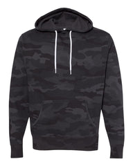 Illusions-  Black Camo Adult- Independent Trading Co. - Unisex Lightweight Hooded Sweatshirt - AFX90UN