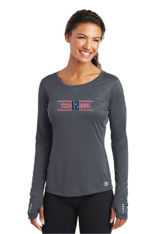 TEXAS 12 GAUGE- LOE321 OGIO® ENDURANCE Ladies Long Sleeve Pulse Crew