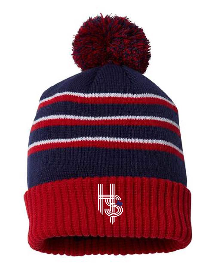 HOT SHOTS BASEBALL POM BEANIE