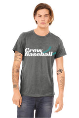 CREW BASEBALL - BELLA+CANVAS ® Unisex Triblend Short Sleeve Tee